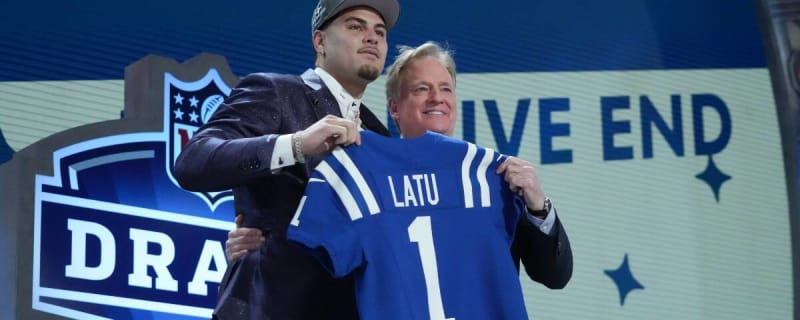 Laiatu Latu explains already getting a Colts logo tattoo