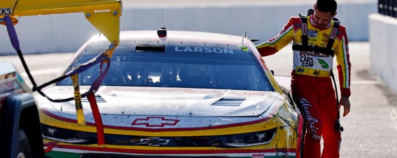 Kyle Larson breaks down what caused wreck that ended his day at Darlington