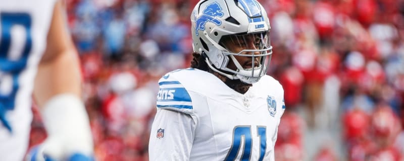 Lions LB James Houston denies having unfortunate accident during SNF vs. Texans