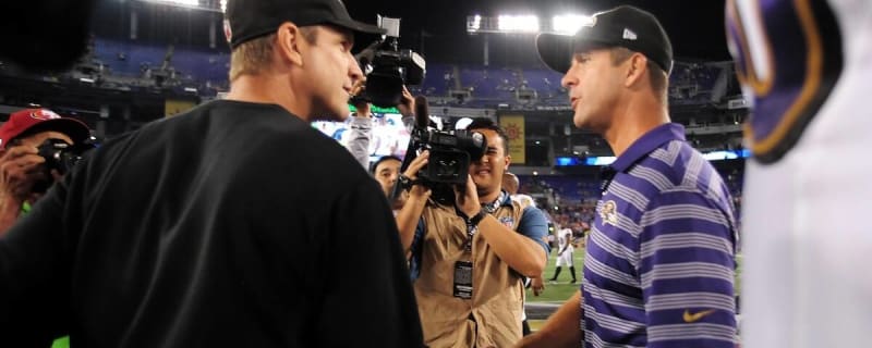 John Harbaugh answers if he wants to face his brother Jim in the playoffs again