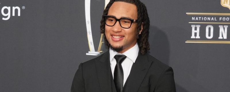 C.J. Stroud spotted leaving celebrity softball game with Amber Rose