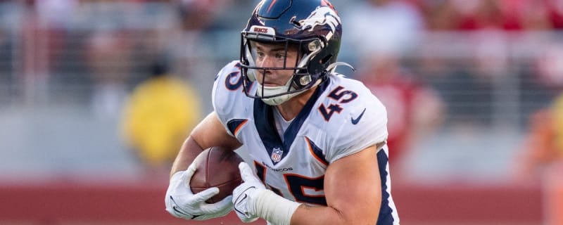 Broncos TE Nate Adkins scores first career touchdown vs. Carolina Panthers