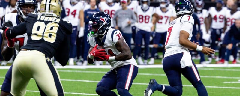 Texans vs. Giants Final Injury Report: Will Dameon Pierce Play? - Battle Red  Blog