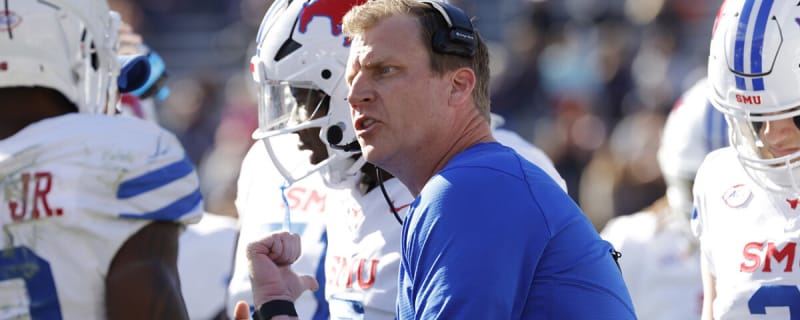 SMU&#39;s Rhett Lashlee Admits the College Football Playoff Made an Error