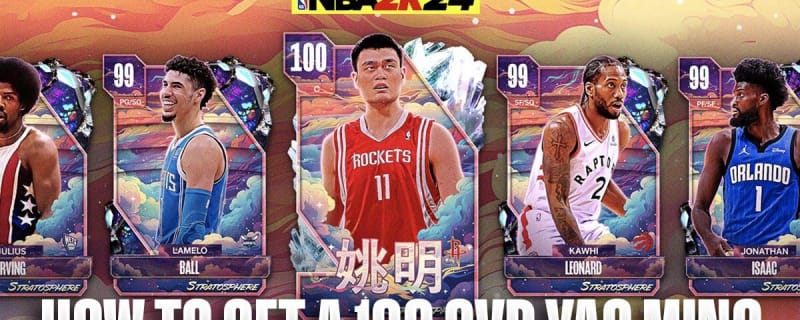NBA 2K24 Stratosphere MyTEAM Adds 100 OVR Yao Ming