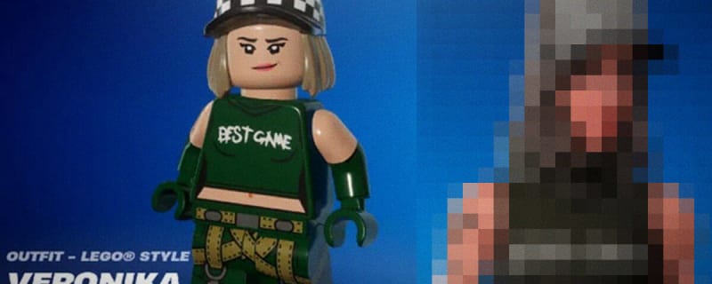 LEGO Fortnite Censors Veronika Skin