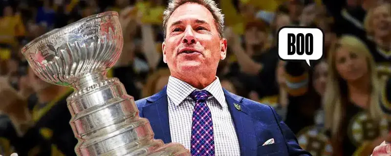 Golden Knights’ Bruce Cassidy rubs salt in Bruins fans wounds with Stanley Cup flex