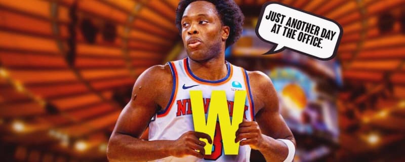 Knicks forward OG Anunoby’s hilarious response to minutes in win vs 76ers