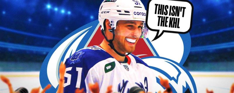 Nikolai Kovalenko’s perfect reaction to Avalanche debut — ‘Everybody’s so big’