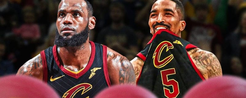 LeBron James gives former Cavs teammate JR Smith flowers for role in Andre Iguodala block