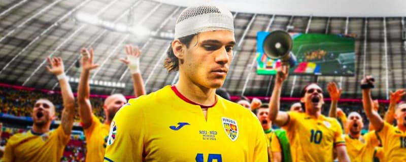 Romania star seen wearing a hair net during Euro 2024 clash with Netherlands
