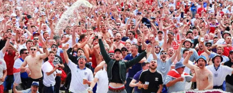 England players’ families hit by beer cups after disastrous Euro 2024 performances