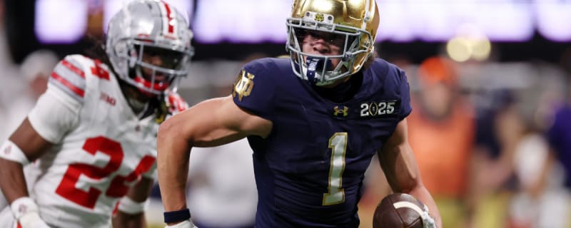 Notre Dame Wideout Jaden Greathouse Named On ESPN Way-Too-Early Breakout List For 2025