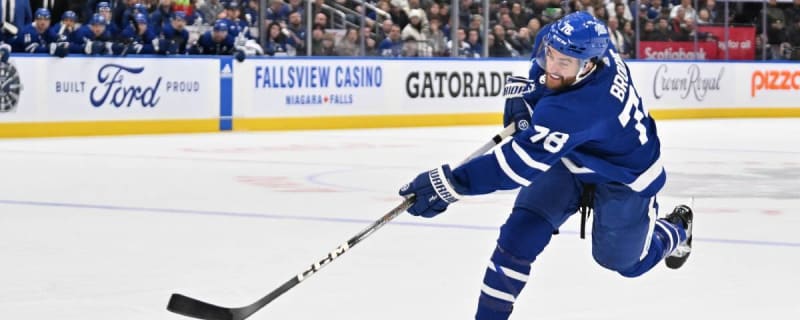 Leafs’ TJ Brodie to be a healthy scratch, Ryan Reaves out with injury