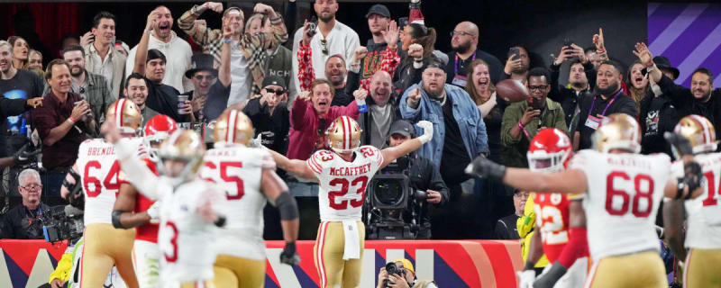 Watch: Former Stanford Star Christian McCaffrey Snags Crazy Super Bowl Touchdown