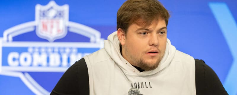 Raiders rookie Jackson Powers-Johnson couldn't help but laugh at draft rumors surrounding him