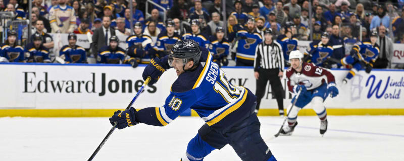 Blues player of the game vs. Avalanche: Brayden Schenn