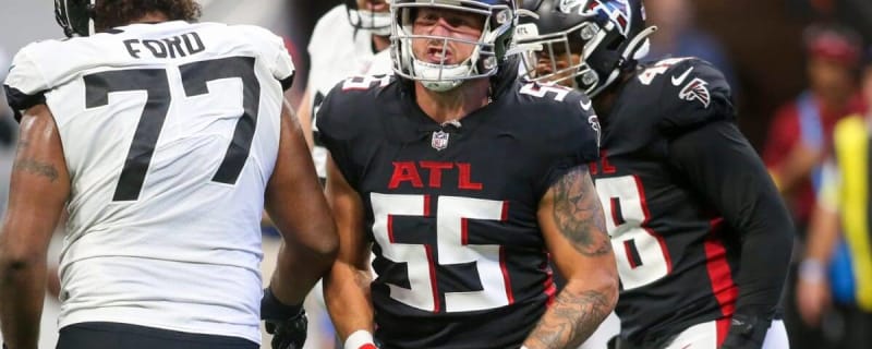 Former undrafted free agent Nate Landman moves into starting role at  linebacker for Falcons South & Southeast News - Bally Sports