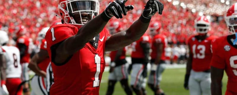 Georgia WR Marcus Rosemy-Jacksaint makes impressive one-handed catch at Commanders&#39; rookie minicamp