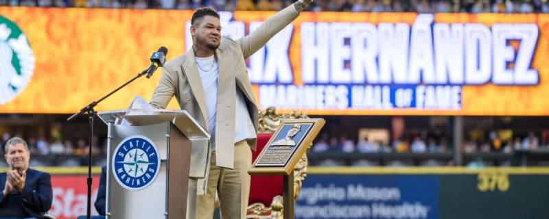 Seattle Mariners Legend Felix Hernandez Officially Kicks Off All