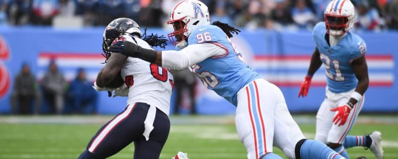 Watch: Denico Autry Gets Career-Best 10th Sack of Season As Titans Lead Houston Texans Late