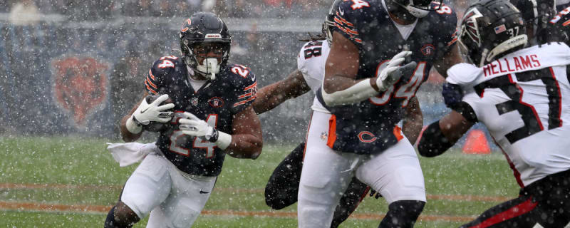 Khalil Herbert Limited at Bears Practice with Back Injury