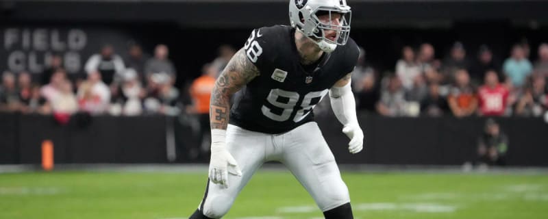 It's about giving back' for Maxx Crosby, the Raiders' Walter Payton Man of  the Year nominee