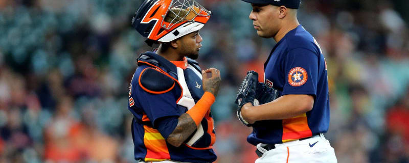 Astros' reliever Andre Scrubb making strong pitch for bullpen spot