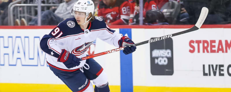 Blue Jackets’ Kent Johnson Discusses Strong Start to 2024-25 Season