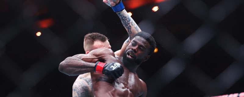 Njokuani Drops Elbow Barrage on Dos Santos After Vicious Knee in UFC Vegas 104 Win