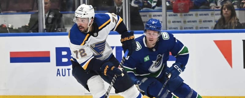 Oskar Sundqvist, Torey Krug and Scott Perunovich all in Blues' lineup  Tuesday vs. Coyotes - The Athletic