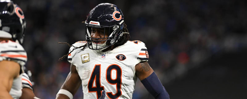 Bears' inactives vs. Lions: LB Tremaine Edmunds to play through