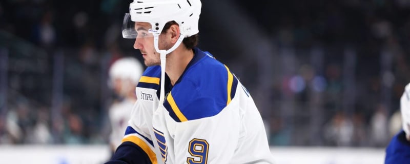Blues’ Alexandre Texier placed on IR with upper-body injury