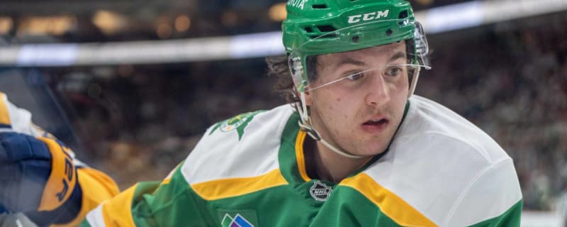 Wild’s Brock Faber leaves game vs. Blues with upper-body injury