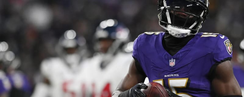 Ravens Nelson Agholor Scores First Career Playoff TD vs. Texans