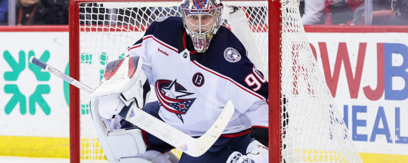 Oilers Land Elvis Merzlikins in Suggested Goaltender Swap With Blue Jackets