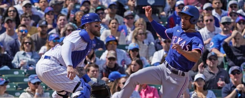 Thompson, Semien lead Rangers over Cubs 8-2