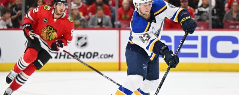 Blues re-sign Hunter Skinner to one-year, two-way contract