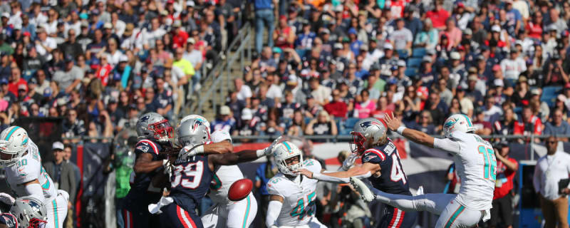 Brenden Schooler credits his blocked punt to one Patriots legend after Sunday&#39;s loss to Dolphins