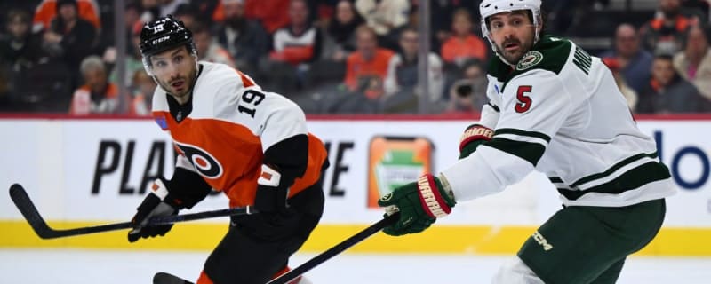 Flyers’ Garnet Hathaway fined $5,000 for elbowing Wild’s Joel Eriksson Ek