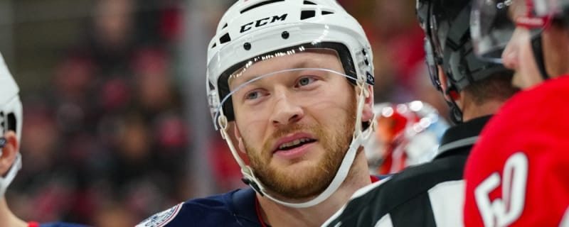 Blue Jackets sign Mathieu Olivier to six-year contract extension