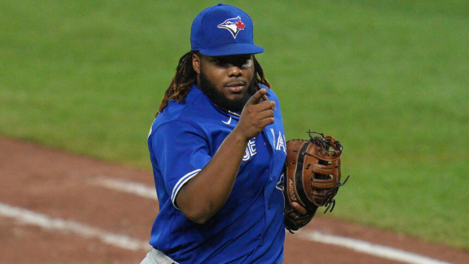 Watch: Vladimir Guerrero Jr. throws runner out with smooth behind-the-back toss