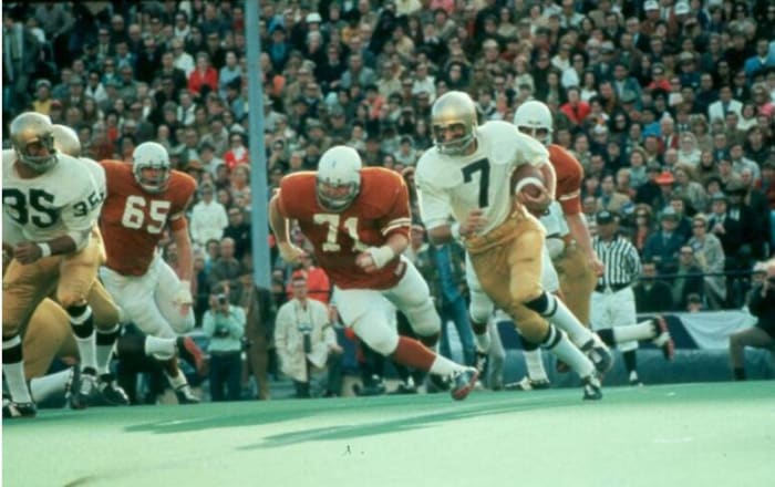 1971 Cotton Bowl: Notre Dame 24, Texas 11