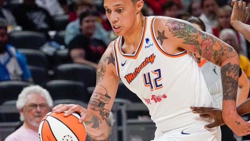 Mercury C Brittney Griner (fractured toe) out multiple weeks