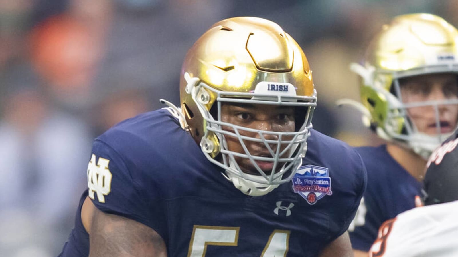 Giants could add more competition at right tackle with Notre Dame mauler in third-round