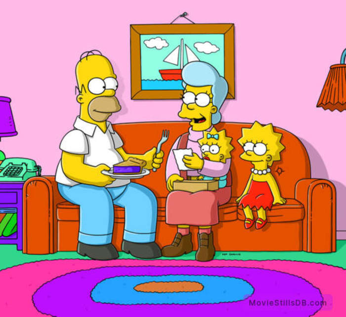 The sofa from 'The Simpsons'