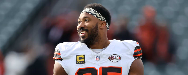 Browns' David Njoku reveals plan for Myles Garrett after trade request