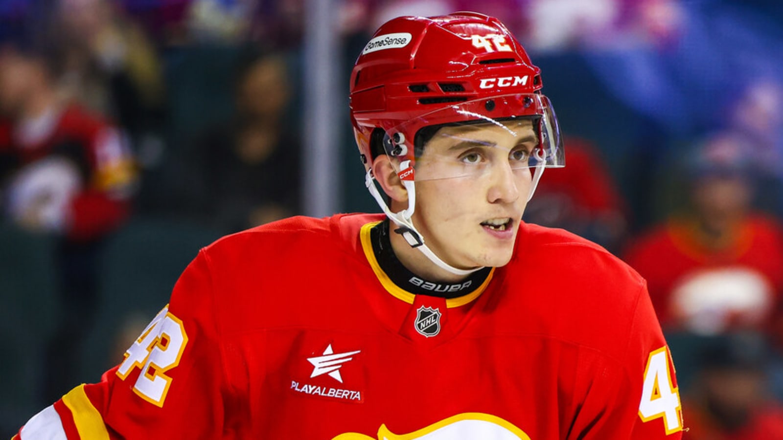 Flames rookie out week-to-week with upper-body injury
