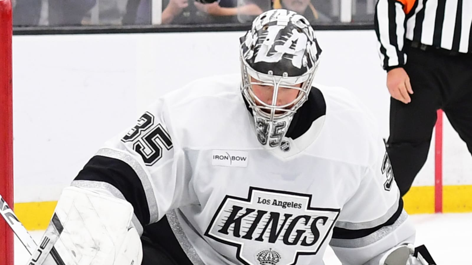 Kings goalie acquired in Pierre-Luc Dubois deal lands on IR
