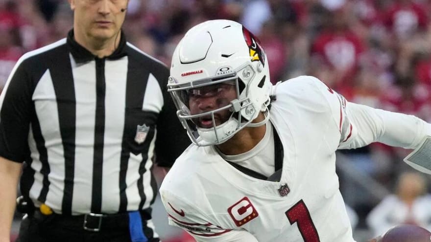 Cardinals QB Kyler Murray reacts to team's first-round selection